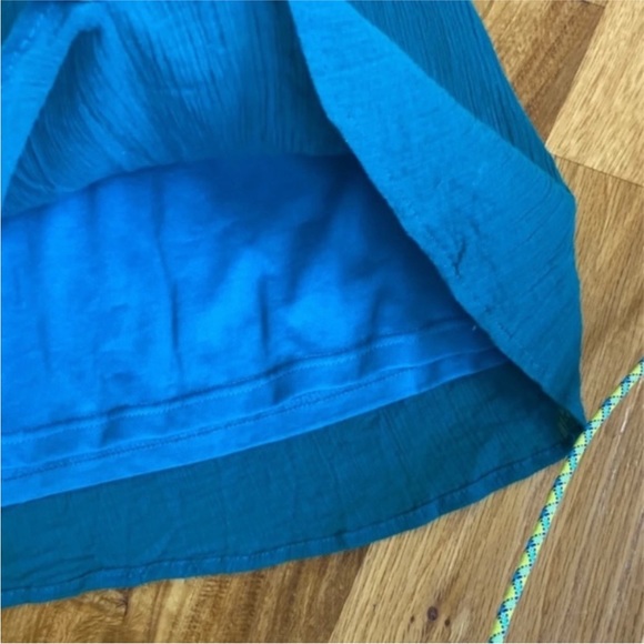 Umgee Green embroidered bell sleeve Boho Dress - Picture 6 of 7